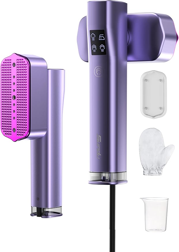 Travel Steamer for Clothes, Portable Mini Clothes irons, 3 Adjustable Levels Clothes Steamer Handheld, Garment Steamer, 15s Heat Up, Adjustable Steam/Temperature