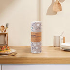 Reusable Dishcloths Kitchen Towels Cotton: 30 Packs 10X10 Washable Roll Paperless Paper Towels Absorbent Dishcloths Set Dish Tea Towel for Kitchen Drying (15Bee+15Daisy, 10×10")