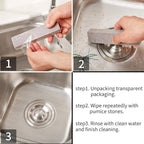 Chinco 72 Pack Pumice Stick for Cheaning, Pumice Scouring Stone Pad Removing Stain Grime Without Leaving Scratches for Kitchen Oven Stove Home Bathroom Toilet Pool House Cleaning Supplies