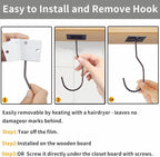 Self-Adhesive Banana Hooks, Foldable Magnetic Hanger Under Cabinet, Sturdy Metal Banana Holder for Kitchen, Space-Saving Design to Keep Bananas Fresh 1 Pieces Bronze