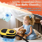 Handheld Steam Cleaner, 10s Fast Heating Steamer for Cleaning, 1.6L Water Tank, 3 Levels Adjustable Handle, 11-in-1 Steam Cleaner for Home, Kitchen, Dirt, Grease, Grout, Tile, Floor, Couch and Car