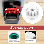 Mop Heads Replacements,Scrubber Head,Base and Pedal Bearing Replacement Combo Set for O-Cedar EasyWring 1-Tank System,Microfiber Mop Replace Head and Scrub Brush for Multi Surface Floor