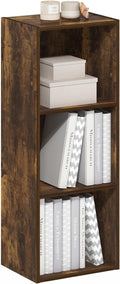 Furinno Luder 3-Tier Open Shelf Bookcase, Bookshelf, Amber Pine