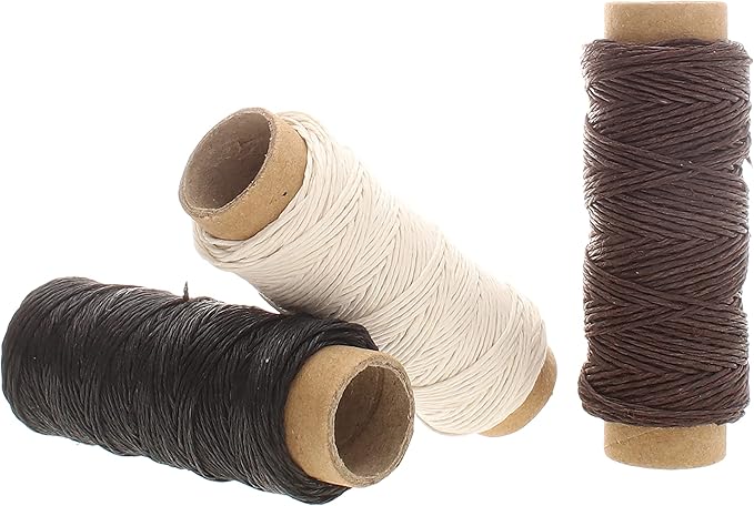 The Beadsmith 100% Hemp Cord – 3 Spools in Black, Brown & Natural – .55mm, 59 Foot Each, 10LB Test Strength – Twine for Jewelry Making, Macrame, Paper Crafts, Home Décor, DIY String Art & More