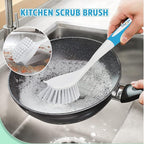 6 Pack Household Deep Cleaning Set - Kitchen, Bathroom & Floor Cleaning Brushes, Includes Scrub, Dish, Bottle, Grout, Crevice & Shoe Brushes