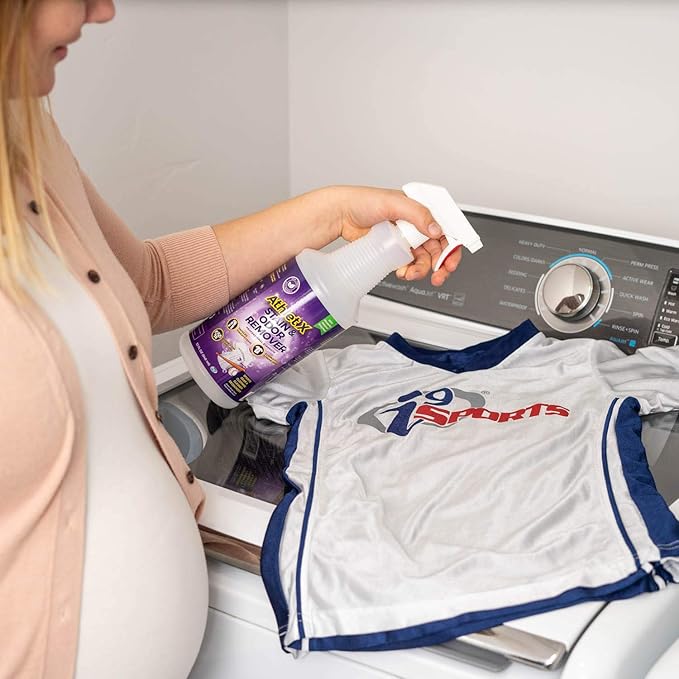 AthletX Amazing Sports Wear Stain & Odor Remover - Grass, Blood & Sweat Stains & Odors - Workout Clothes - Natural Enzymes - USA Made