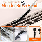 Window Track Cleaner Tools Set - 14 Pcs Window Groove Cleaning Brush Kit, Crevice Cleaning Brush for Sliding Door, Shutter, Sill, Tile Lines, Sink