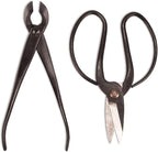 BambooMN Bonsai Basics Set - 8" Concave Cutter, 7" Heavy Duty Shear - 1 Set