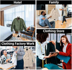 Iron Steam Stand; Foldable Garment Clothes Drying Rack; Handheld Garment Steamer Rack; Height Adjustable Standing Garment Hanger; Steam Ironing Machine Accessories Bracket (Black)