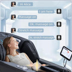 MassaMAX MT339 4D Massage Chair, Full Body Shiatsu Recliner with Auto Extendable Footrest, Zero Gravity, SL Track, Deep Yoga Stretch,15 Modes, AI Voice Control, Foot Rollers, and Heating (Deep Black)