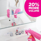 Stardrops - The Pink Stuff Miracle Bathroom Foam Cleaner, 30 fl oz – Now 20% More! Powerful Foaming Action for Showers, Sinks, Tubs & Tiles – Removes Soap Scum, Limescale & Grime with Ease