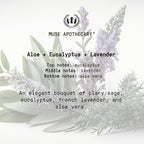 Muse Apothecary Flush Ritual - Aromatic & Refreshing Toilet Spray, Use Before You Go, 4 oz, Infused with Natural Essential Oils - Aloe + Eucalyptus + Lavender, 2 Pack