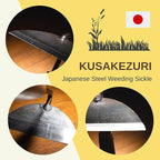 Japanese Gardening Tool Hand Weeder Made in Japan Ambidextrous