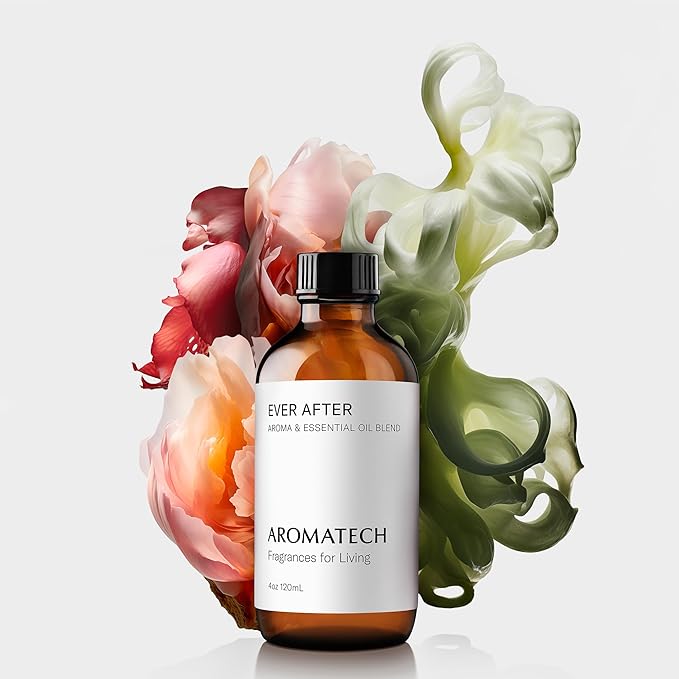 AromaTech Ever After Aroma Essential Oil Blend, Pure Soft Floral Aromatherapy for Diffuser & Humidifier - 0.3 fl oz, 10 mL