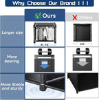 Mavivegue Bookshelf,16 Cube Storage Organizer,Book Shelf Organizer,Tall Bookcase,Black Cube Shelf Cubbies Closet Storage Shelves for Bedroom,Living Room,Home,Office, 16-Grid