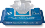 Inspire Adult Wet Wipes, Wash Cloths | Adult Wipes for Incontinence & Cleansing for Elderly, 8"x12" (200 count)