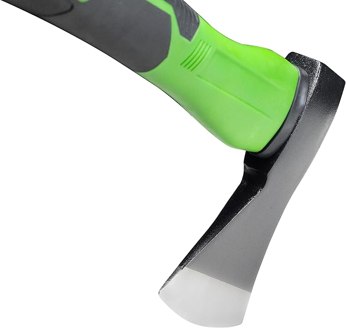 TEXALAN(R) Axe with 14.5" Fiberglass Handle 600g Head Outdoor Camp Hatchet Forged Steel Blade