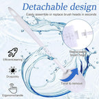 15Pcs 14.2Inch Toilet Brush Cleaner Bathroom Cleaning Scrubber Long Handle Plastic Handled Heavy Duty Round Toilet Bowl Brush for Thorough Household Bathroom Cleaning Supplies Won't Rust Sturdy