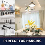 Drywall Anchors and Screws Kit, 100 Pcs Self Drilling Drywall Anchors, 50 Pcs Zinc Sheetrock Anchors and 50 Pcs #8 x 1-1/4" Metal Screws, Heavy Duty Wall Anchors, 75 Lbs Hanging Mounting