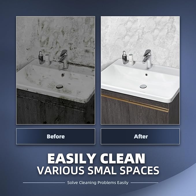 Crevice Cleaning Brushes, Cleaner Scrub Brush Tool for Hard to Reach Tight Space, Home Essentials, Cleaning Supplies for Shower, Bathroom, Kitchen, Toilet, Window