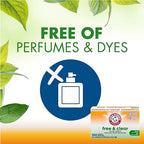 Arm & Hammer Dryer Sheets Professional, Free and Clear, Box of 100 Sheets, (Case of 6)