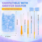 20 Count Duster Refill Compatible with Swiffer Hand Duster, Lavender Flavor Disposable Heavy Duty Duster Refills, Dusters Refills for Cleaning, Blinds & Ceiling Fan (Handle is Not Included)