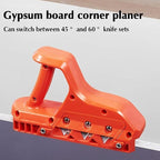 Plasterboard Gypsum Board Edger Plane 60 Degree Bevel Angle Plasterboard Chamfer Fast Cutter with 10Pcs Blades