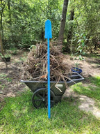 Heavy-Duty All-Steel Sharpshooter Shovel - Weighted Long Handle and Hardened/Heat-Sharpened Chromoly 15 Inch Head