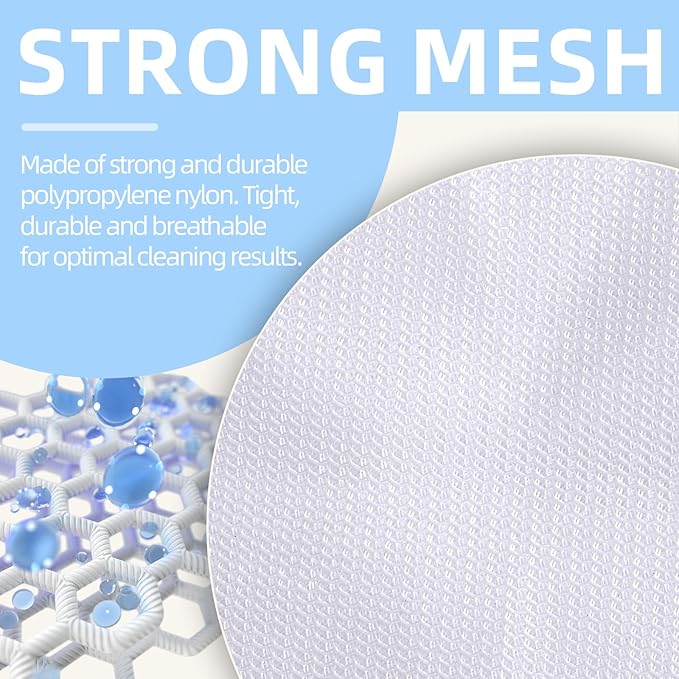 Mesh Laundry Bags, Mesh Wash Bags, Durable Mesh Structure with Strong Zipper, Suitable for Underwear, Delicate Clothes, Pants, Shoes, Socks Washing (Small Fine Mesh, XS 10 * 12in*4pcs)