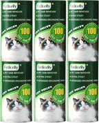 Fedicelly Lint Rollers Pet Hair Extra Sticky Refills,Mega Value Set 600 Sheets for Cat and Dog Hair Removal,100 Sheets Per Roller (Pack of 6)