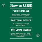 MRS. MEYER'S CLEAN DAY Multi-Surface Everyday Concentrate, Geranium Scent, 32 Fl Oz Bottle