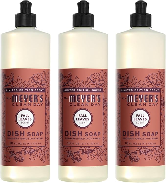 Mrs Meyers Clean Day Fall Leaves Scent Dish Soap (3)
