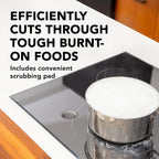 Weiman Cooktop Cleaner Paste, Easily Remove Burned-On Food, Grease and Watermarks, Leaving Your Glass Cook Top Sparkling