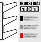 UNITEDPOWER Ski Storage Rack, Wall Mounted Snowboard Organizer Shelf, Wall Display Hanger Holds Up 3 Pairs of Skis and Poles, Garage, Home, Shed