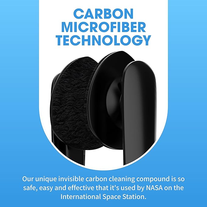 Peeps Carbon Klean Eyeglass Cleaner Replacement Pads, Efficient and Durable Carbon Microfiber Technology - Exclusively Used by NASA (1000 Uses)