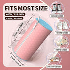 Upgrade Strong Clean Siliconic Shoe Washing Machine Bag 2 Pcs, XXXL Honeycomb Mesh Laundry Bag for Sneakers, Running Shoes, Sock, Delicates and Toys(40x25x25cm)