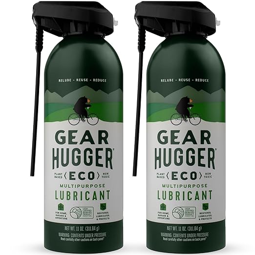 Multipurpose Lubricant - Eco-Friendly (11 oz, Pack of 2), Rust Remover - Garage Door Lubricant Spray, Door Hinge Lubricant & Lock Lubricant - Plant-Based, No Petroleum, No PTFE