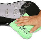 Hricane Guitar Cloths Ultrafine fiber suede (8-Pack 12"x12") Plush Polishing Cloths for Musical Instruments Premium Polishing & Cleaning Cloths for Guitar Violin Piano Clarinet Trumpet Sax Universal