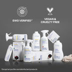 ATTITUDE Floor Cleaner, EWG Verified, Streak-Free, Vegan & Plant-Based for Tile, Wood & Laminate Floors, Citrus Zest Scent, 35.2 Fl Oz