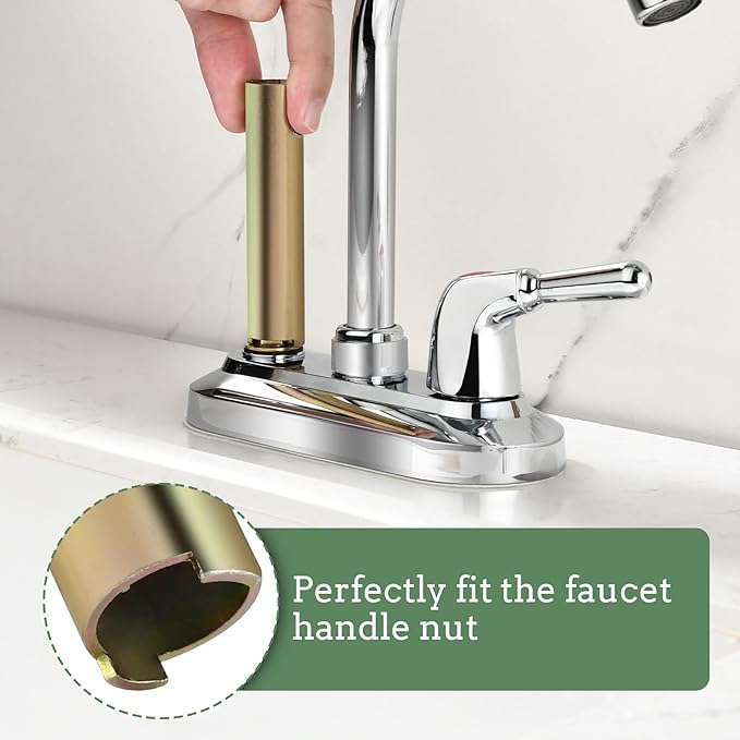 1224 Replacement Cartridge Kit for Two Handle Faucets,Faucet Cartridge Replacement Bathtub Valve Repair with Retainer Removal Tool