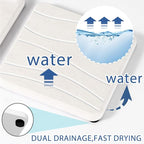 2PCS Water Absorbing Stone Tray, Fast Drying Stone Sink Tray, Water Absorbent Diatomite Trays, Stones Soap Trays, Diatomite Coasters for Kitchen Sink Bathroom Counter, Hand Soap Dish & Holders