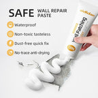 Drywall Repair Kit Hole Repair Patch Kits Wall Spackle Repair Paste Wall Mending Agent Quick Fix Solution for Home Wall, White Repair Putty Plaster Dent & Wood Scratch Repair