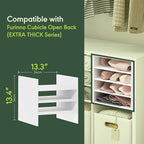 Furinno Cubicle 3-Shelf File Organizer Cube Insert (Does not fit IKEA Kallax Shelving), White