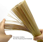 2 Pack Bamboo Wok Brush for Carbon Steel Pot Scrubber,Chinese Natural Kitchen Cleaning Brushes for Wok Cleaner Scrub Brush for Dishes&Pan&Teapot, Asian Wokbrush Bottle,Basting Scrubber for Cast Iron