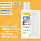 Snowlily 20X Concentrated Multi-Surface Steam Mop Solution for All Steam Mops & Machines – Cleans Floors, Curtains, Carpets & Fabrics, Fresh Floral Scent, 16.9 fl oz (Orange)