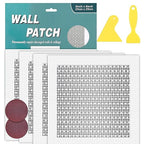 Drywall Repair Kit, Upgraded Size, 4pcs (10 x 10in) Large Hole Patch Kit, Self-Adhesive Fiberglass and Aluminum Sheet Metal Patch