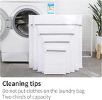 3 Pack XXL Mesh Laundry Bags by MDSXO- Large Jumbo Durable Delicates Bag for Washing Machine for Jackets, Curtains, Jeans 24 * 24 inch [3 Pack]