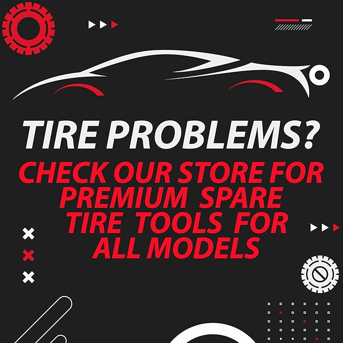 Premium Spare Tire Lug Wrench Tool Kit for Chevrolet Suburban, Avalanche, GMC Yukon, and Cadillac Escalade - Durable Carbon Steel, Rust-Resistant Coating