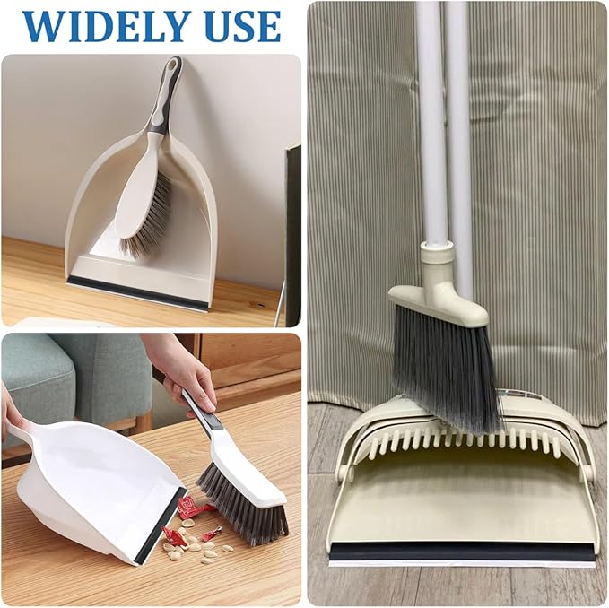 4 Pcs Dustpan Edge Strip Replacement Dust Pan Edger Lip Strips Parts Garbage Shovel Closing Inlet Soft Pressing Lips Protector Rubber Dustpan Repair Accessories for Home and Office Black