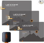 Travel Vacuum Bags for Clothing with Rechargeable Cordless Pump,Vacuum Storage Bags,9 Pack Vacuum Bags,Compression Packing for Clothes,Pillows,Comforters & Travel